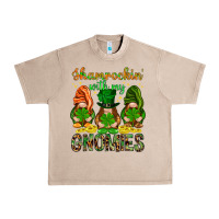 French Oak shamrockin with my gnomies Urban Heavy Tee - NancyCooperArtShop