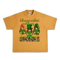 Peanut Butter shamrockin with my gnomies Urban Heavy Tee - NancyCooperArtShop