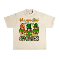 Sandshell shamrockin with my gnomies Urban Heavy Tee - NancyCooperArtShop