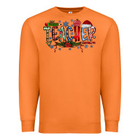 Carrot Teacher Christmas Premium Sweatshirt - CowhideDigitalArt