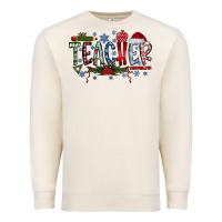 Sandshell Teacher Christmas Premium Sweatshirt - CowhideDigitalArt
