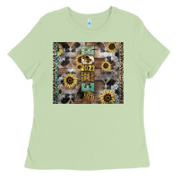 Matcha Senior 2023 western Ladies Tee - NancyCooperArtShop