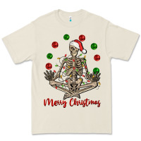 Bone Merry Christmas skeleton Premium Tee - NancyCooperArtShop