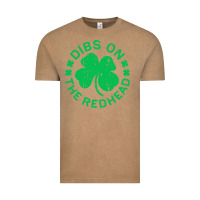 Vintage Coffee dibs on the redhead  st patricks day Vintage Tee - lanVoArt