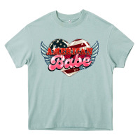 Arona American babe Heavy Core Tee - NancyCooperArtShop