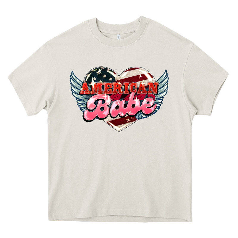 American Babe Heavy Core Tee by NancyCooperArtShop | Teevron