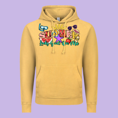 Summer Looks Good On Me Vintage Hoodie Designed By Nancycooperartshop