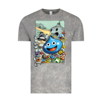 Cloud Rock dragon quest slime print Vintage Tee - lanVoArt
