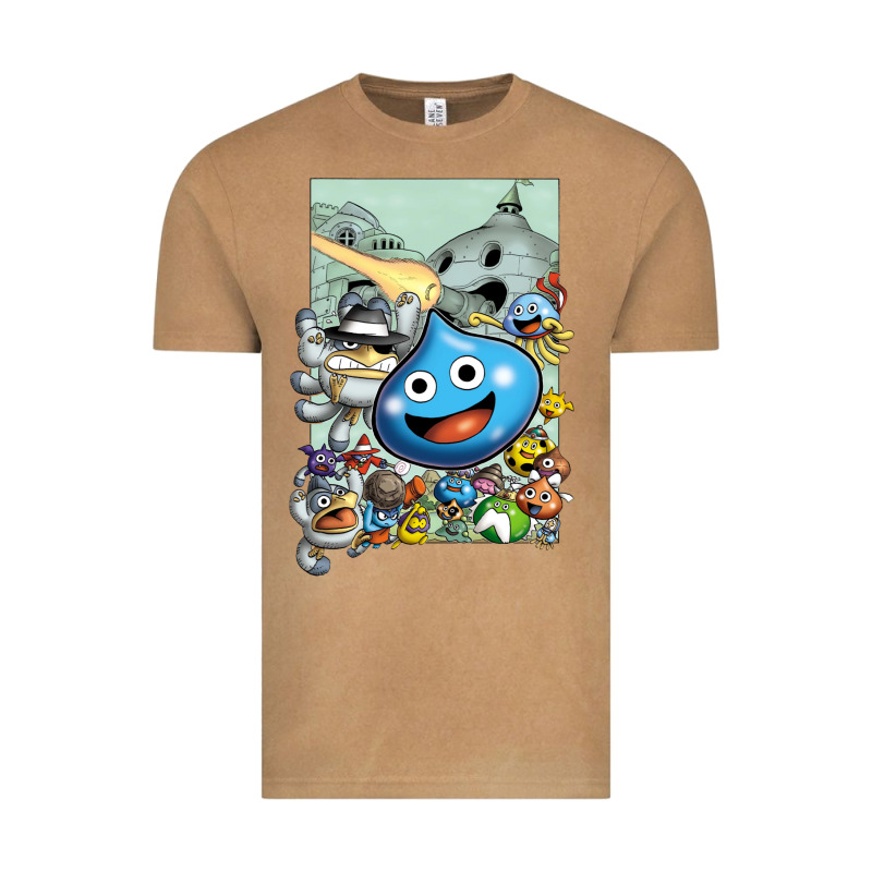 Dragon Quest Slime Print Vintage Tee by lanVoArt | Teevron