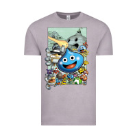 Vintage Zinc dragon quest slime print Vintage Tee - lanVoArt