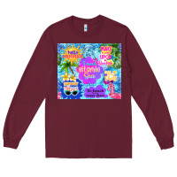 Burgundy i need vitamin sea Long Sleeve Tee - TumblerDesignByShophia