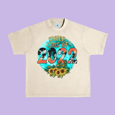 Class Of 2022 Senior Urban Heavy Tee Designed By Jahusdesignshop