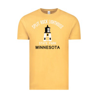 Vintage Mustard Trending Split Rock Lighthouse Minnesota State Park Vintage Tee - lanVoArt