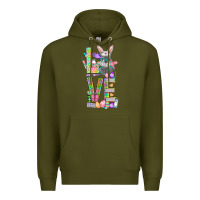 Army Green Love Easter Nurse Premium Hoodie - BundleAndBundleShop