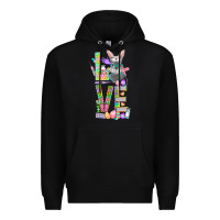 Black Love Easter Nurse Premium Hoodie - BundleAndBundleShop
