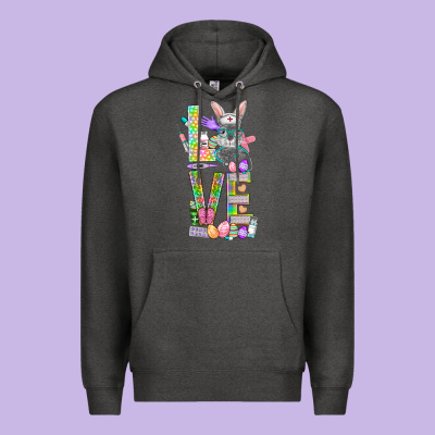 Love Easter Nurse Premium Hoodie Designed By Bundleandbundleshop