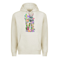 Oatmeal Heather Love Easter Nurse Premium Hoodie - BundleAndBundleShop