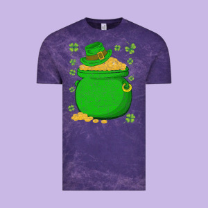 Ireland Leprechaun Hat Pot Of Gold Irish St Patricks Day Vintage Tee Designed By Lanvoart