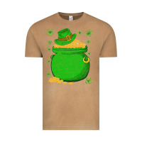 Vintage Camel ireland leprechaun hat pot of gold irish st patricks day Vintage Tee - lanVoArt
