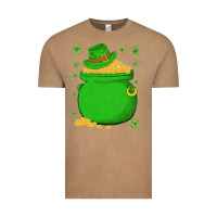 Vintage Coffee ireland leprechaun hat pot of gold irish st patricks day Vintage Tee - lanVoArt
