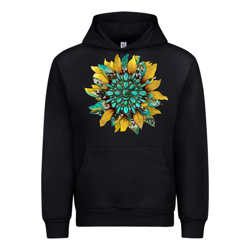 Sunflower With Gemstone And Cowhide Urban Hoodie by Artiststas | Teevron