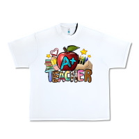 White a teacher Urban Heavy Tee - NancyCooperArtShop