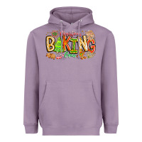 Lavender Christmas Baking Crew Heavyweight Hoodie - CowhideDigitalArt