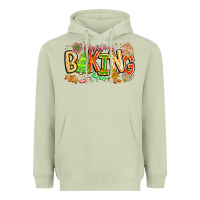 Matcha Christmas Baking Crew Heavyweight Hoodie - CowhideDigitalArt