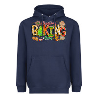Navy Christmas Baking Crew Heavyweight Hoodie - CowhideDigitalArt