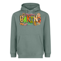 Sage Christmas Baking Crew Heavyweight Hoodie - CowhideDigitalArt