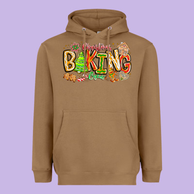 Christmas Baking Crew Heavyweight Hoodie Designed By Cowhidedigitalart