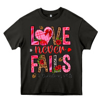 Asphalt love never fails i corintians 13 8 Heavy Core Tee - NancyCooperArtShop