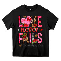 Black love never fails i corintians 13 8 Heavy Core Tee - NancyCooperArtShop
