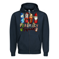 Navy pharmacy squad christmas Zipper Hoodie - FaDigitalArtStudio