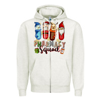 Oatmeal Heather pharmacy squad christmas Zipper Hoodie - FaDigitalArtStudio
