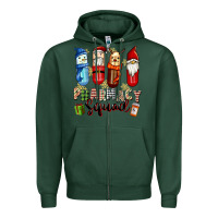 Sports Green pharmacy squad christmas Zipper Hoodie - FaDigitalArtStudio