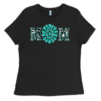Black western mom Ladies Tee - RanaPortraitStore