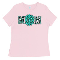 Bubblegum Pink western mom Ladies Tee - RanaPortraitStore