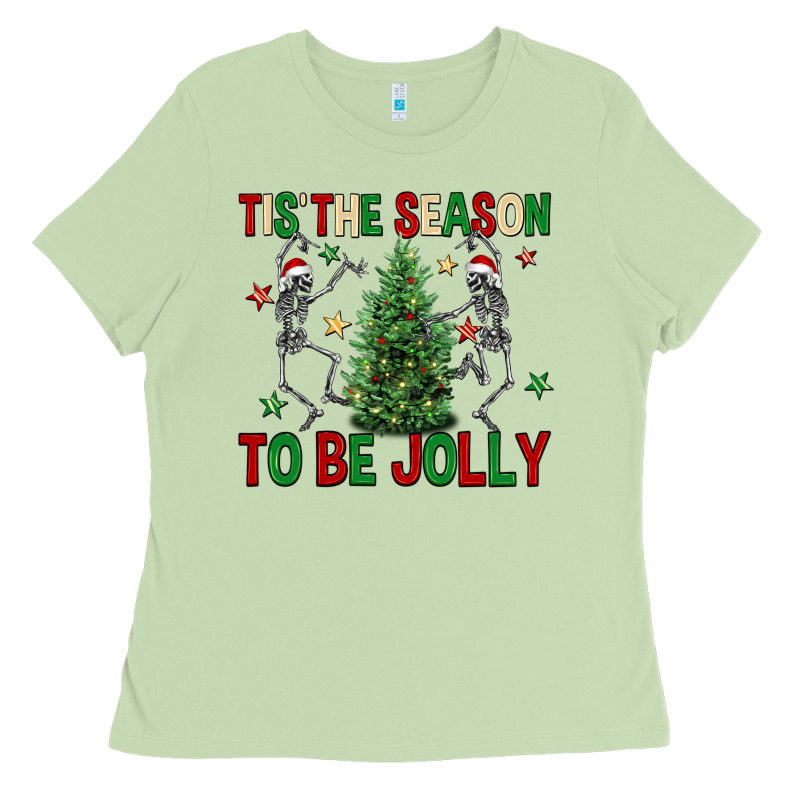 Tis' The Season To Be Jolly Ladies Tee by NancyCooperArtShop | Teevron
