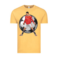 Vintage Mustard cr7 soccer fan Vintage Tee - lanVoArt