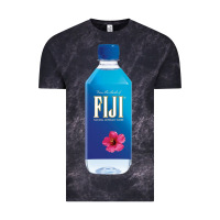 Cloud Black aesthetic fiji water Vintage Tee - lanVoArt