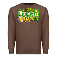 Chestnut Lucky Vibes Premium Sweatshirt - CowhideDigitalArt