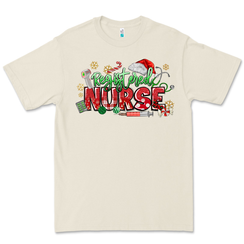 Registered Nurse Christmas Premium Tee by MaliasSmallBusiness | Teevron