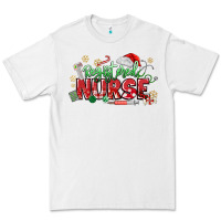 White Registered Nurse Christmas Premium Tee - MaliasSmallBusiness