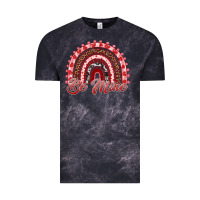 Cloud Black be mine valentines day rainbow Vintage Tee - RanaPortraitStore