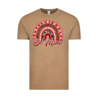 Vintage Coffee be mine valentines day rainbow Vintage Tee - RanaPortraitStore