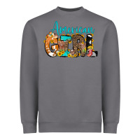 Storm American Girl, western Cowhide Heavyweight Sweatshirt - CowCowDesign