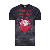 Cloud Black i love you alotl aolotl valentine's day heart aolotl lover Vintage Tee - lanVoArt