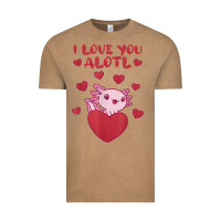 Vintage Coffee i love you alotl aolotl valentine's day heart aolotl lover Vintage Tee - lanVoArt