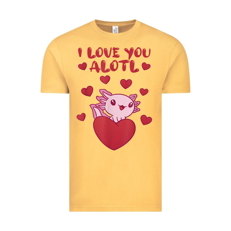 I Love You Alotl Aolotl Valentine's Day Heart Aolotl Lover Vintage Tee by lanVoArt | Teevron